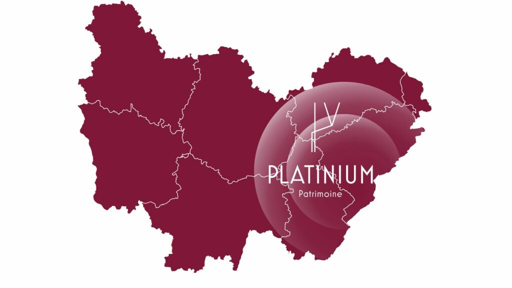 Carte de la région iv platinium